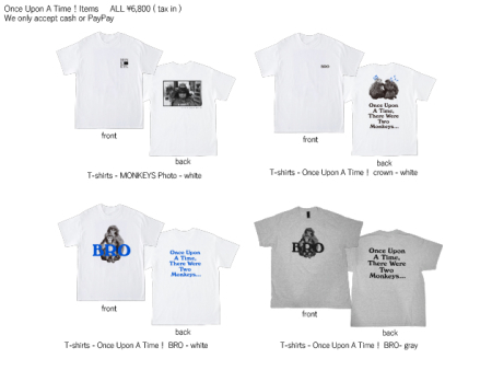 仲野太賀「Once Upon A Time！」 開催記念・オリジナルTシャツ発売決定